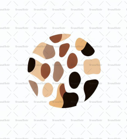 Abstrakte Giraffenflecken